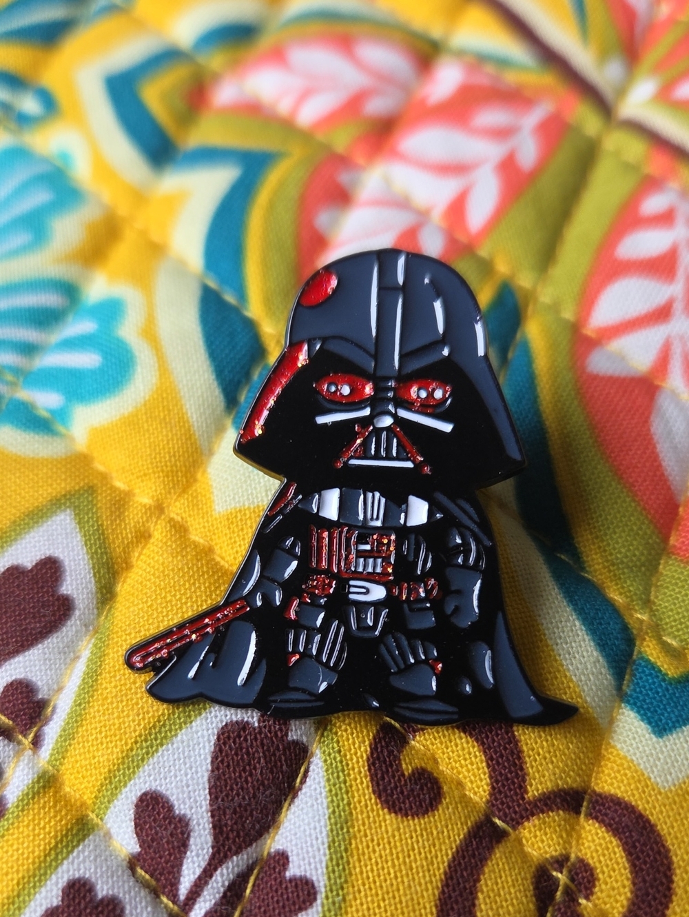 Star Wars Darth Vader Enamel Pin - Black & Red Accents